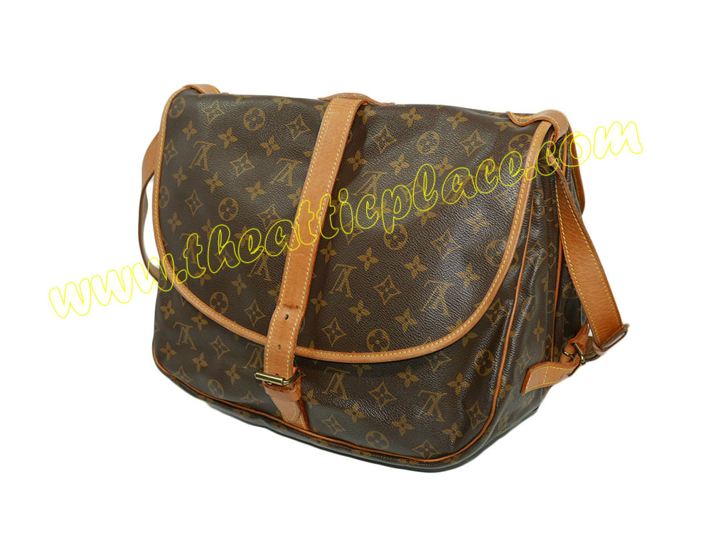 Louis Vuitton M42254 Saumur 35 Large Vintage Messenger Sling Bag for Unisex-36889 Louis Vuitton M42254 Saumur 35 Large Vintage Messenger Sling Bag for Unisex-36889