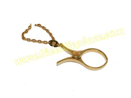 Hermes Filou Gold Metal Glove Clips / Bag Charm for Birkin / Kelly / Lindy -0