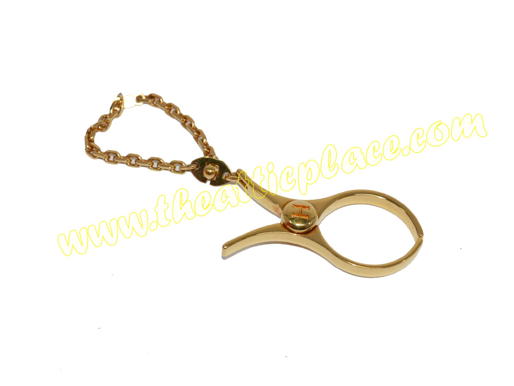 Hermes Filou Gold Metal Glove Clips / Bag Charm for Birkin / Kelly / Lindy -0 Hermes Filou Gold Metal Glove Clips / Bag Charm for Birkin / Kelly / Lindy -0
