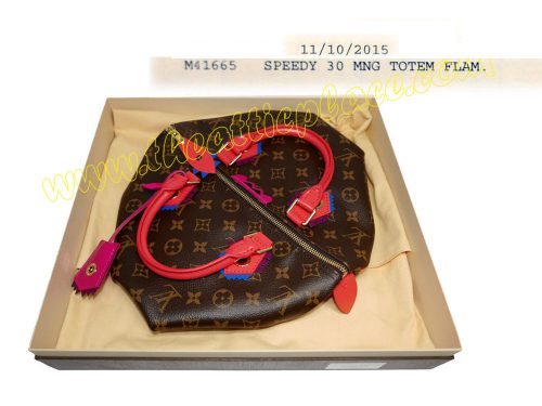 Louis Vuitton M41665 Flamingo Monogram Speedy 30 Tote-0