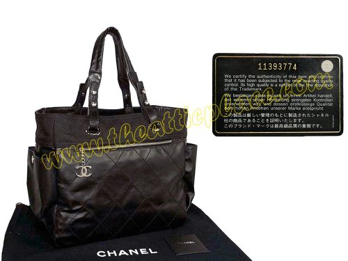 Chanel 11393774 Black Paris Biarritz Shopping Large-0