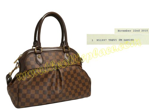 Louis Vuitton N51997 Damier Trevi PM Tote/ Shoulder Bag-0