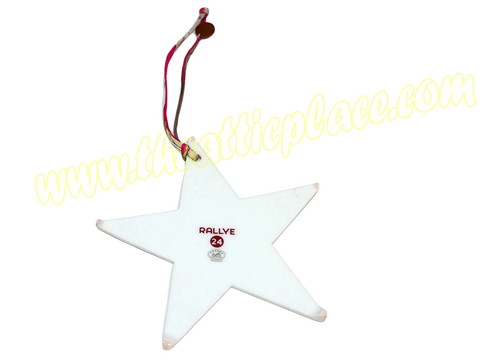 Hermes Petit H Limited Edition Porcelain Star Charm bag Charm for Birkin/ Kelly -39201 Hermes Petit H Limited Edition Porcelain Star Charm bag Charm for Birkin/ Kelly -39201