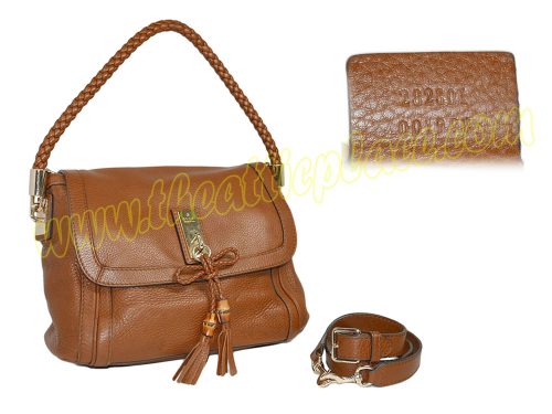 Gucci 282301 Bella Camel Calf leather Cross Body / Shoulder Bag-0