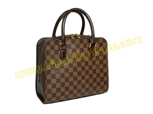 Louis Vuitton N51155 Damier Canvas Triana Tote Bag-0