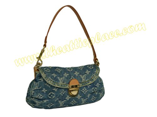 Louis Vuitton M95050 Denim Blue Mini Pleaty Accessories Pouch-0