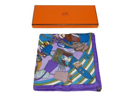 Hermes Limited Collection for VIP Only ! Silk Scarf 40 x 40cm / Collections on Bags and Accessories -0