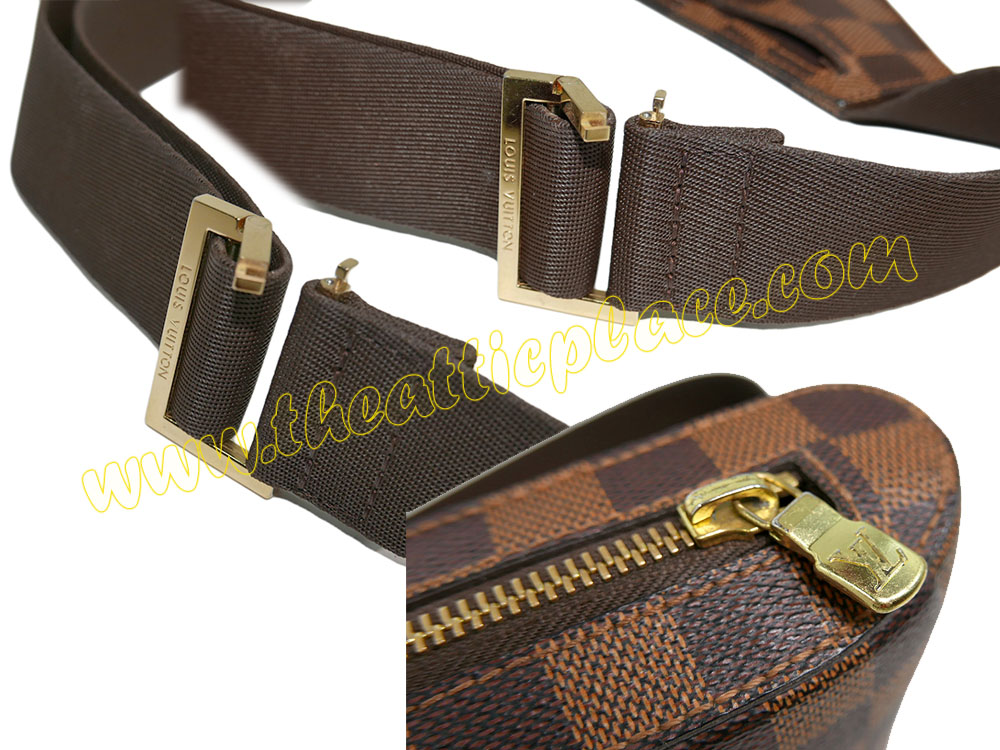 Louis Vuitton N51994 Damier Canvas Geronimos Pouch -40160 Louis Vuitton N51994 Damier Canvas Geronimos Pouch -40160