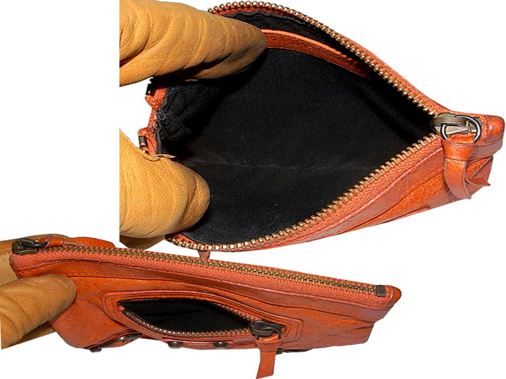 90% NEW ! Balenciaga Portefeuille 186191 Orange Regular Classic Coin Purse/ Pouch-5321 90% NEW ! Balenciaga Portefeuille 186191 Orange Regular Classic Coin Purse/ Pouch-5321