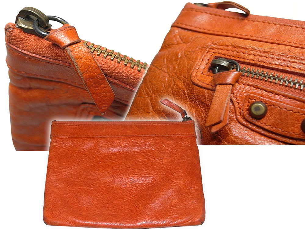 90% NEW ! Balenciaga Portefeuille 186191 Orange Regular Classic Coin Purse/ Pouch-5323 90% NEW ! Balenciaga Portefeuille 186191 Orange Regular Classic Coin Purse/ Pouch-5323