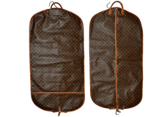 Louis Vuitton M23432 Monogram Canvas Cloth Hanger/ Garment Cover w 2 Hangers-0