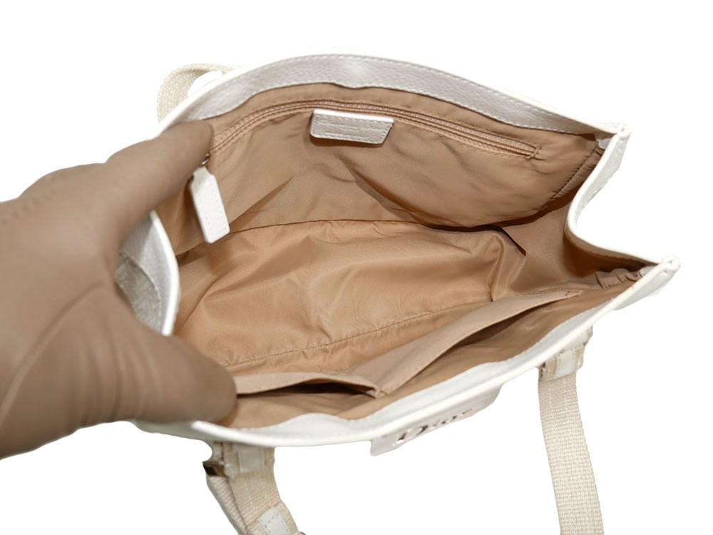 Dior Light Beige Canvas Diorissimo Small Tote-31013 Dior Light Beige Canvas Diorissimo Small Tote-31013