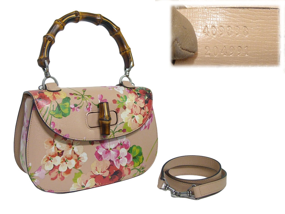 Gucci Bamboo Classic Blooms Small Top-Handle Bag 1 Gucci Bamboo Classic Blooms Small Top-Handle Bag 1