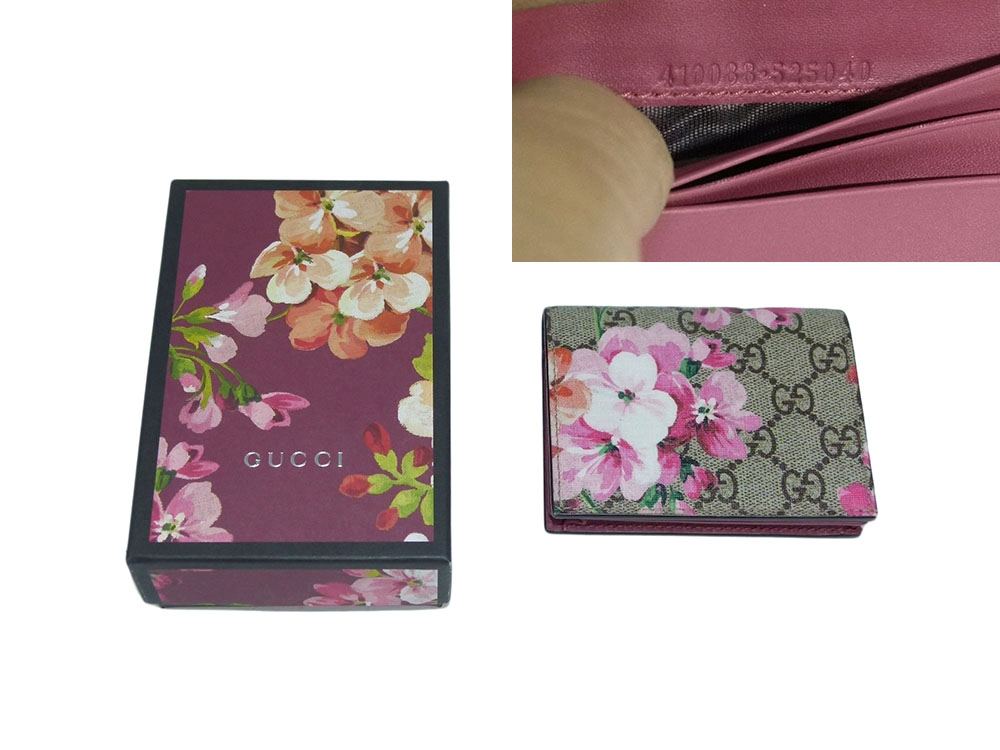 Gucci 368823 Bamboo Classic Blooms Small Top-Handle Bag in Blush Pink with FREE matching Gucci 410088 GG Blooms Card Case-31275 Gucci 368823 Bamboo Classic Blooms Small Top-Handle Bag in Blush Pink with FREE matching Gucci 410088 GG Blooms Card Case-31275