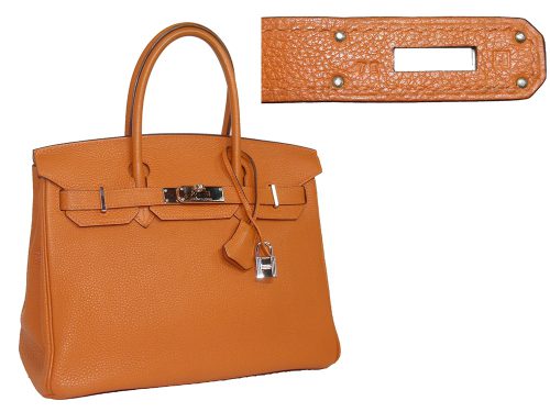 Hermes Birkin 30 Potiron Togo J Stamp Palladium Hardware-0