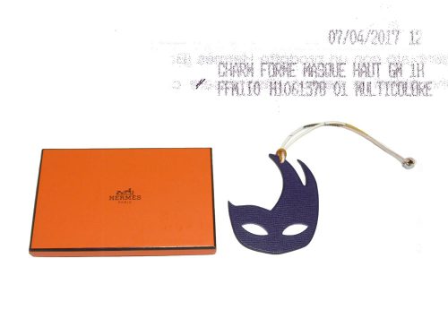 Hermes Charm Petit H Mask Etain/ U.Violet Bag Charm-0