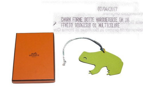 Charm Vert Anis / Vert Veronese Frog Bag Charm-0