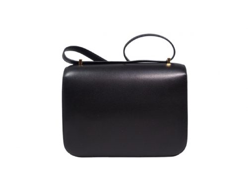 BRAND NEW !! Hermes Constance 18cm A Stamp Veau Evercalf Black Gold Hardware-37816