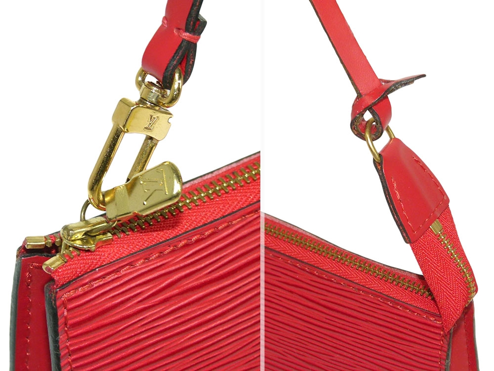 Louis Vuitton M52947 Red Epi Leather Accessories Pouch -31593 Louis Vuitton M52947 Red Epi Leather Accessories Pouch -31593