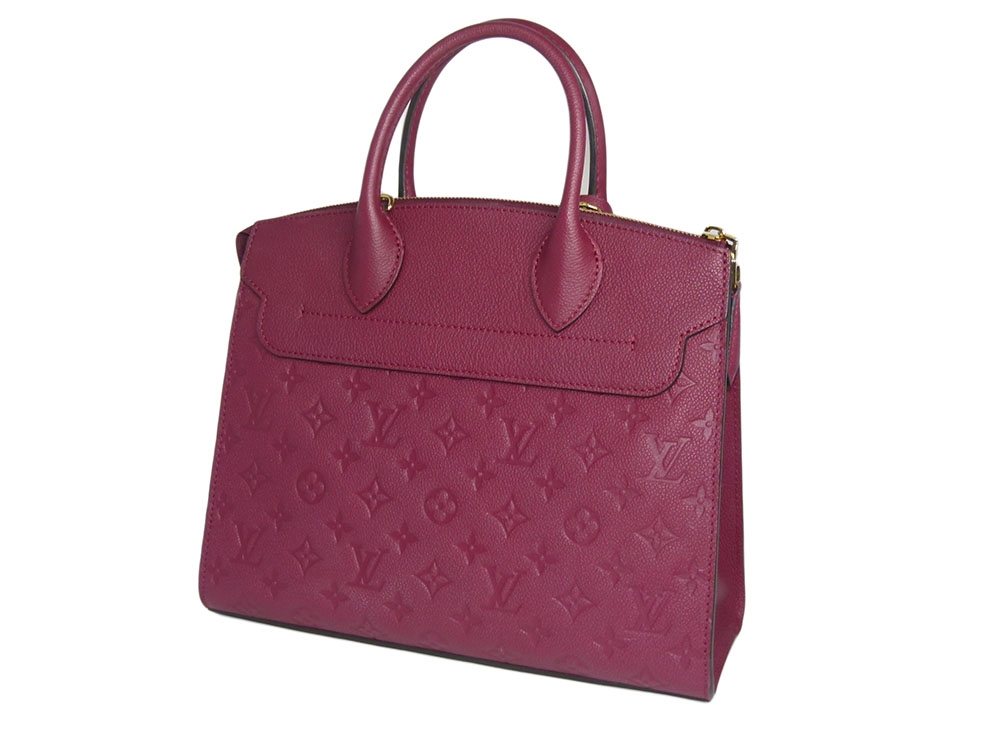 Louis Vuitton M43219 Embossed Empreinte Leather Raisin Pont Neuf MM Document Size -31916 Louis Vuitton M43219 Embossed Empreinte Leather Raisin Pont Neuf MM Document Size -31916