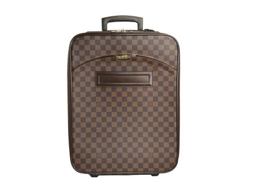 Louis Vuitton N23256 Damier Ebene Canvas Pegase 50 Suitcase w Wheels-0
