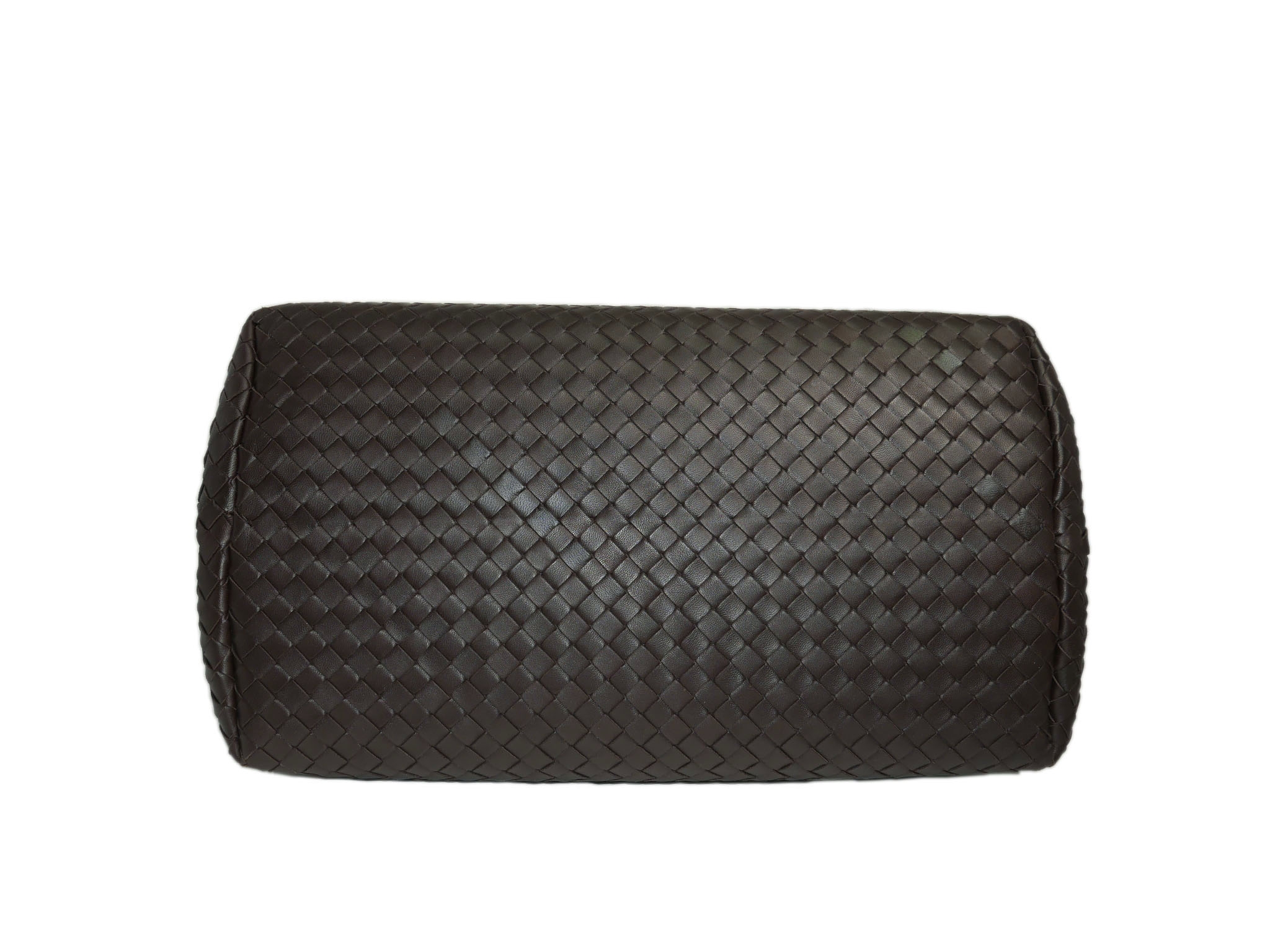 Bottega Veneta Brown Woven Signature Top Handle Two Compartment Document Tote -33326 Bottega Veneta Brown Woven Signature Top Handle Two Compartment Document Tote -33326