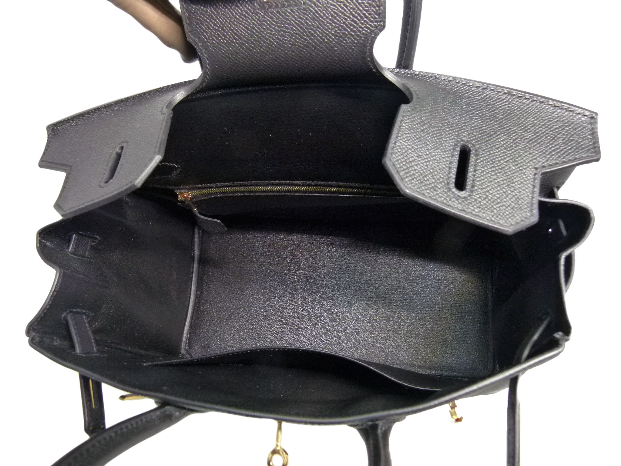 BRAND NEW ! Hermes Birkin 30 Black Epsom A Stamp Gold Hardware-33350 BRAND NEW ! Hermes Birkin 30 Black Epsom A Stamp Gold Hardware-33350