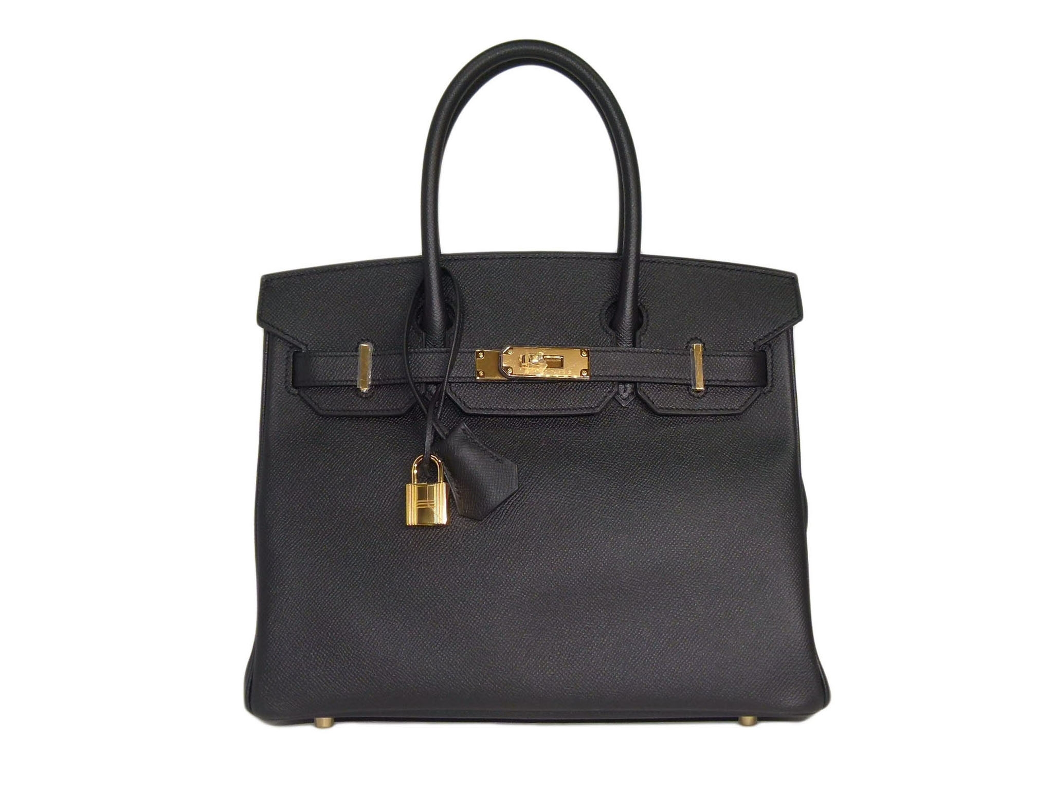 BRAND NEW ! Hermes Birkin 30 Black Epsom A Stamp Gold Hardware-0 BRAND NEW ! Hermes Birkin 30 Black Epsom A Stamp Gold Hardware-0