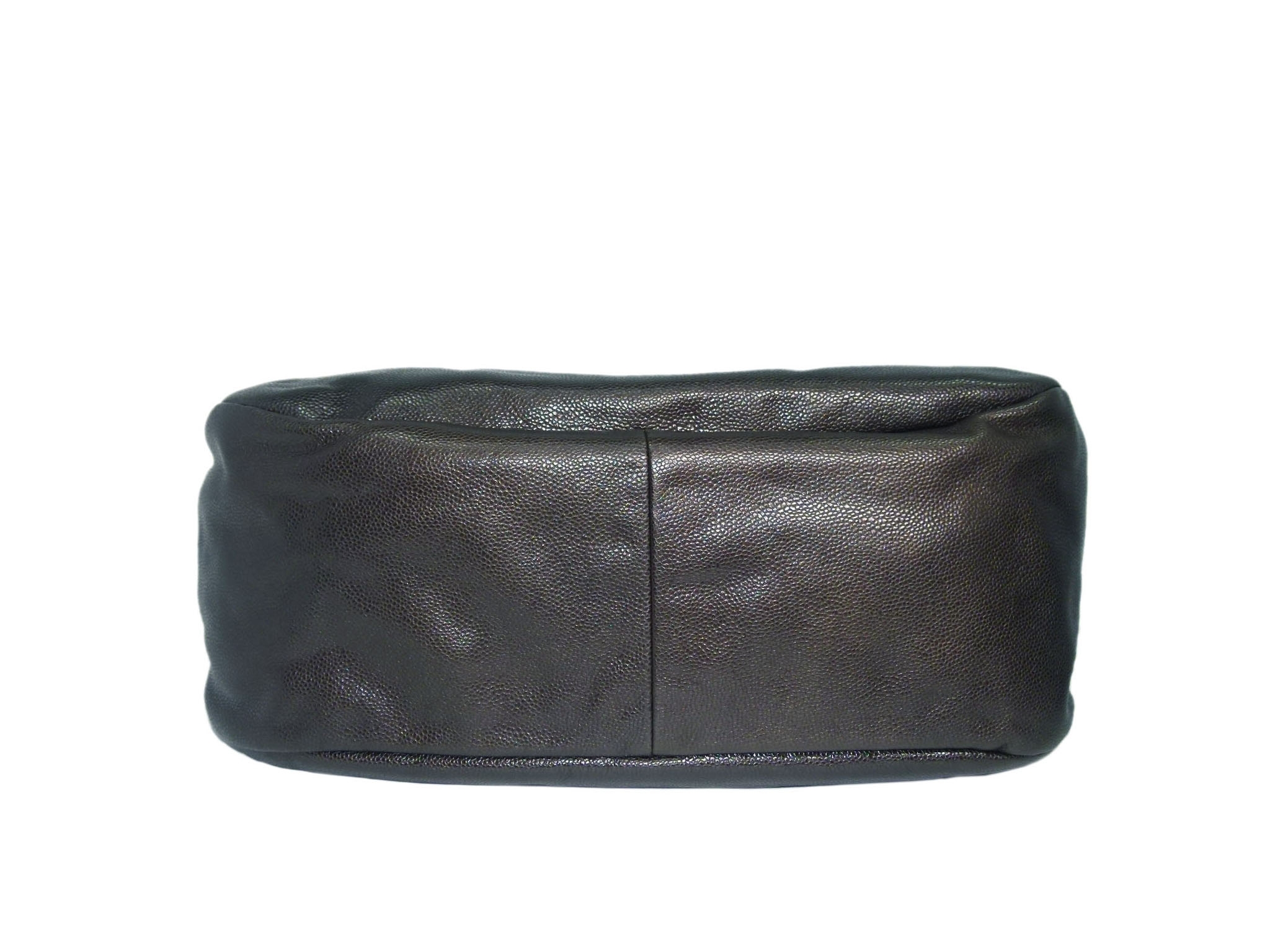 Chanel 13047107 Glazed Calf Leather Aged Ruthenium Hardware Large Hobo Bag -33430 Chanel 13047107 Glazed Calf Leather Aged Ruthenium Hardware Large Hobo Bag -33430