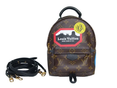 Louis Vuitton M42971 Monogram Canvas Palm Springs Mini World Tour Backpack 1