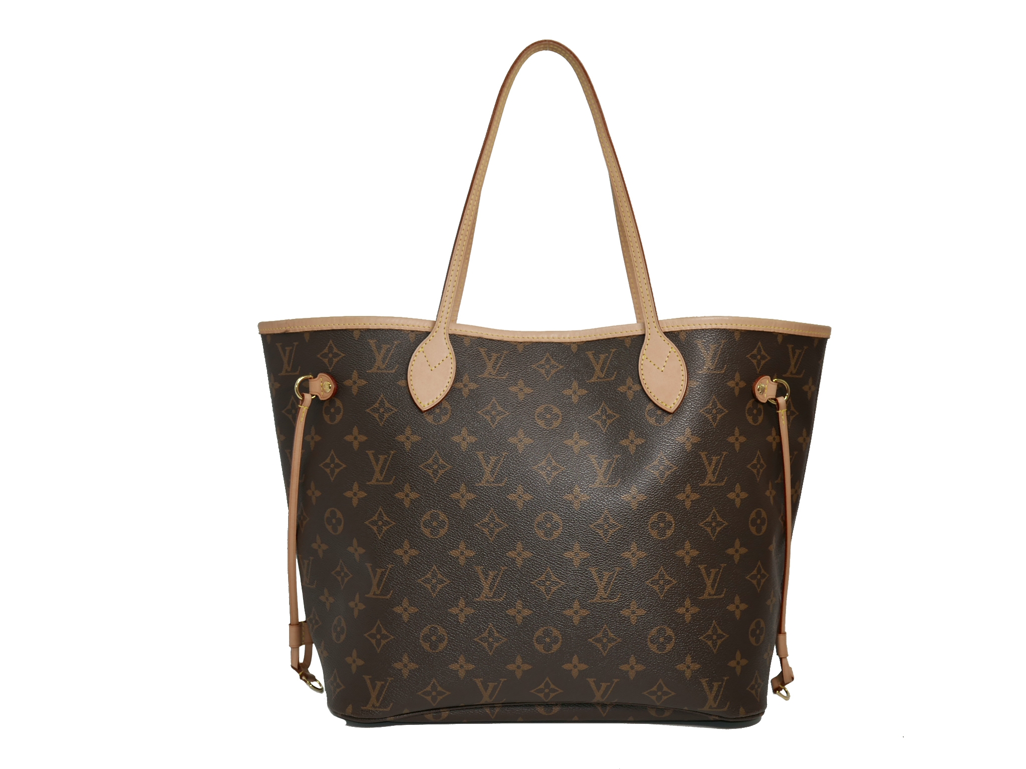 Louis Vuitton Monogram M41177 Neverfull MM Shopping Bag (CA2187) without Pouch-0 Louis Vuitton Monogram M41177 Neverfull MM Shopping Bag (CA2187) without Pouch-0