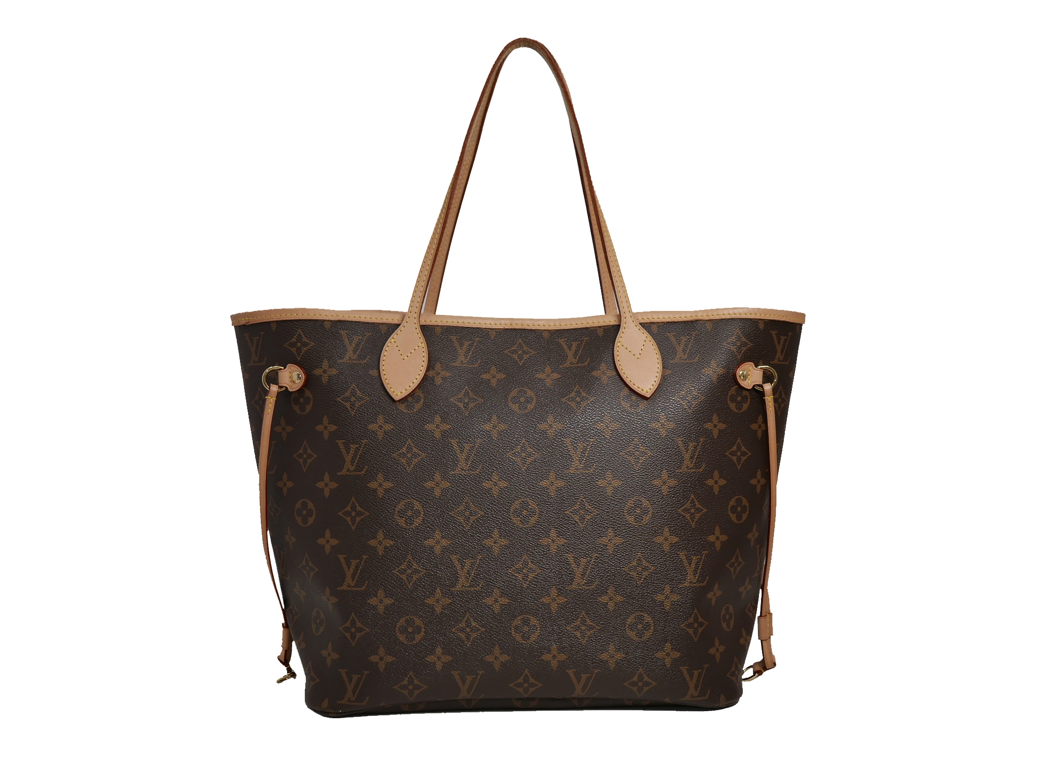 Louis Vuitton Monogram M41177 Neverfull MM Shopping Bag (CA2187) without Pouch-34283 Louis Vuitton Monogram M41177 Neverfull MM Shopping Bag (CA2187) without Pouch-34283