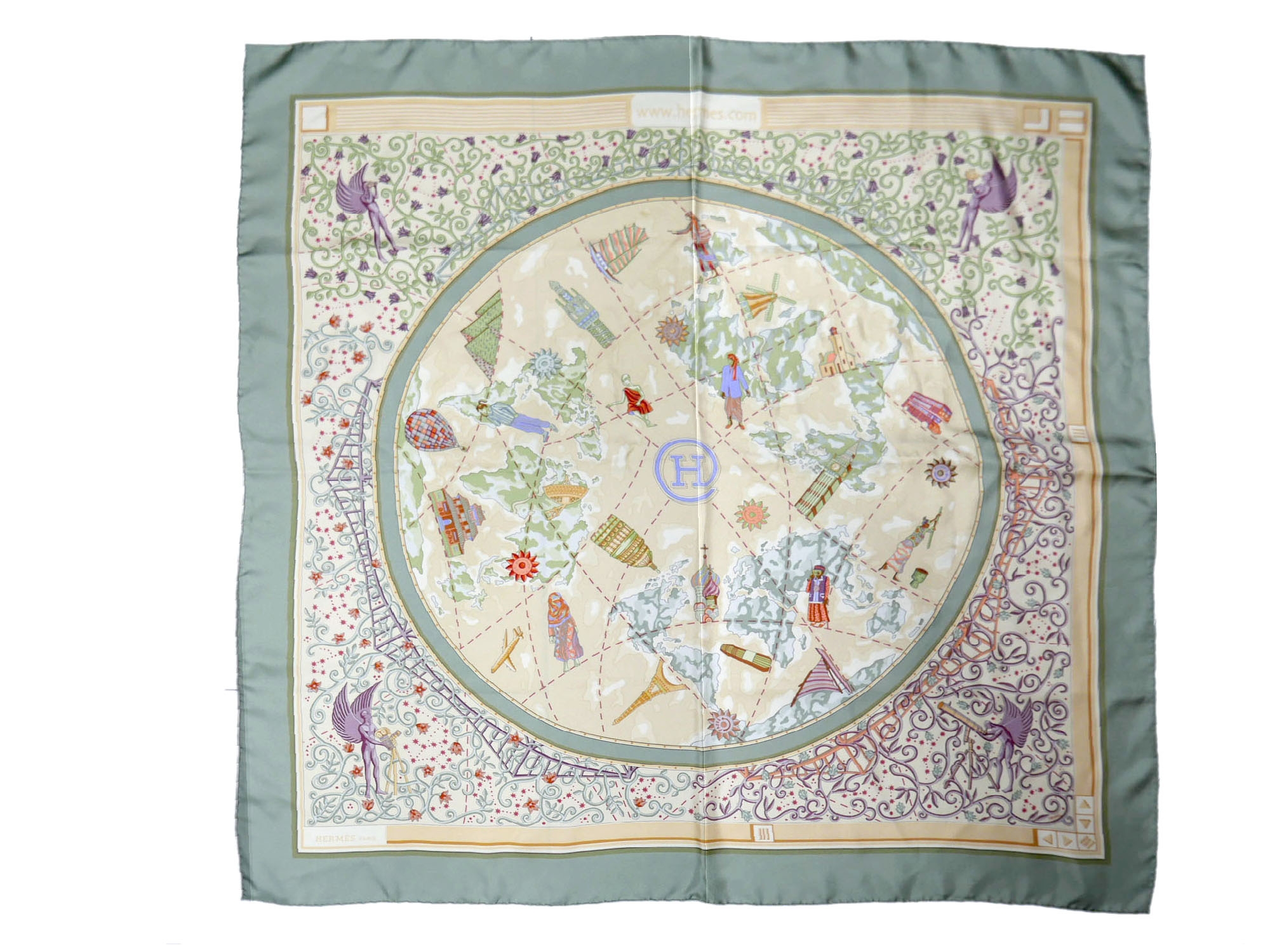 HERMES 25S SCARF 90 IN SILK 854981