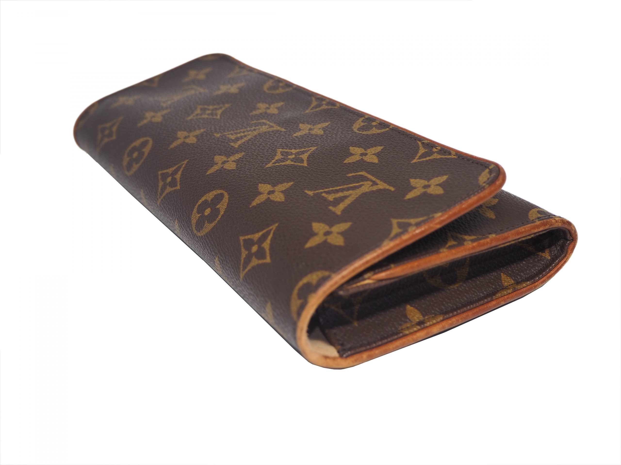 Louis Vuitton M51852 Monogram Canvas Pochette Twin (FL0021) 3-Ways bag-34880 Louis Vuitton M51852 Monogram Canvas Pochette Twin (FL0021) 3-Ways bag-34880