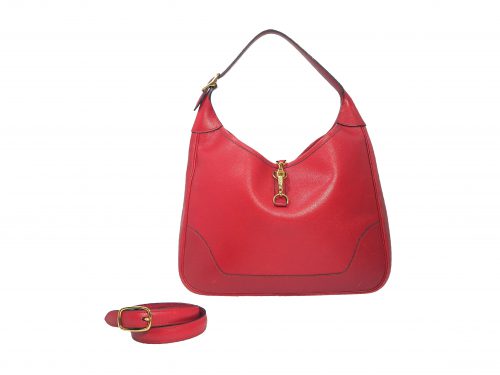 Hermes Trim 31cm Gold Hardware Hobo Shoulder / Crossbody Bag-0