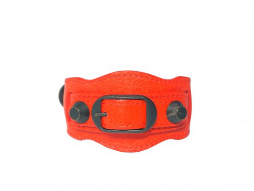 Balenciaga 235345 Orange Bracelet PHW-0