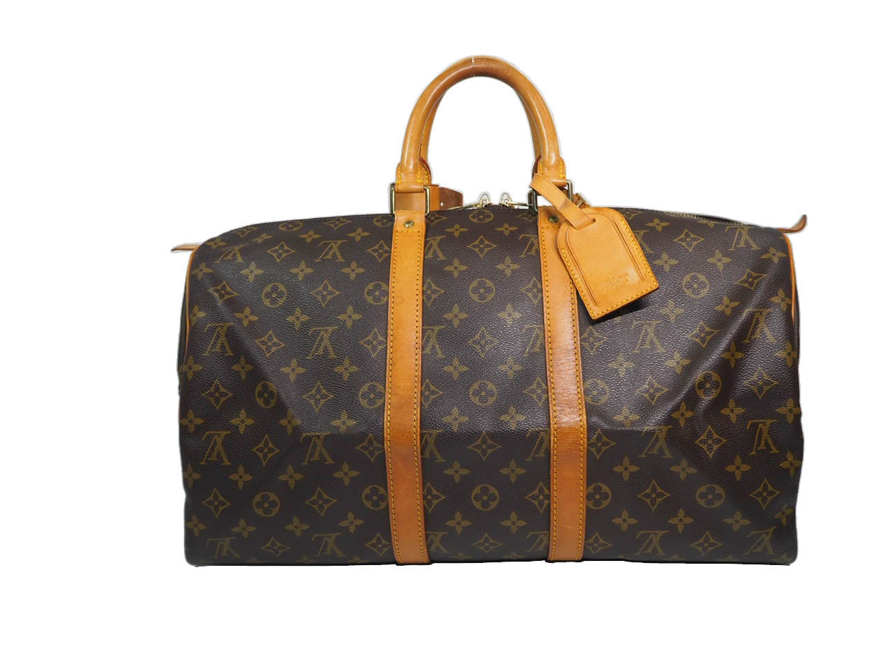 Louis Vuitton M41428 Monogram Keepall 45 Small Size Travel / Weekend Luggage (VI0940)-0 Louis Vuitton M41428 Monogram Keepall 45 Small Size Travel / Weekend Luggage (VI0940)-0