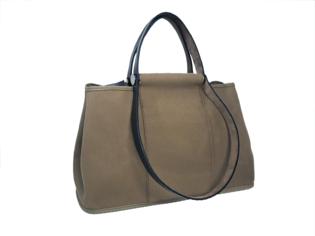 Hermes Cabag Elan 39 M Stamp Etoupe/ Ebene Toile Officier-36324 Hermes Cabag Elan 39 M Stamp Etoupe/ Ebene Toile Officier-36324