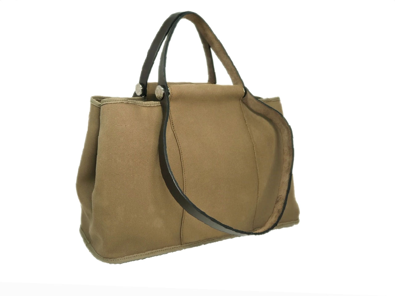 Hermes Cabag Elan 39 M Stamp Etoupe/ Ebene Toile Officier-36326 Hermes Cabag Elan 39 M Stamp Etoupe/ Ebene Toile Officier-36326