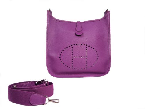 Hermes Evelyne PM III 29cm Epsom Anemone T Stamp Messenger Bag-0