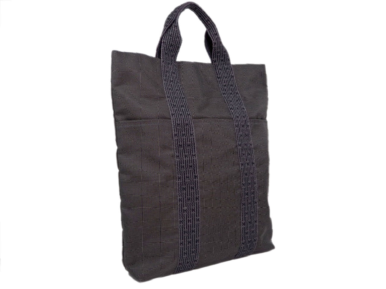 Hermes Grey/ Light Grey Fourre Tout Herline Tall MM Vertical Document / Laptop Tote -37524 Hermes Grey/ Light Grey Fourre Tout Herline Tall MM Vertical Document / Laptop Tote -37524