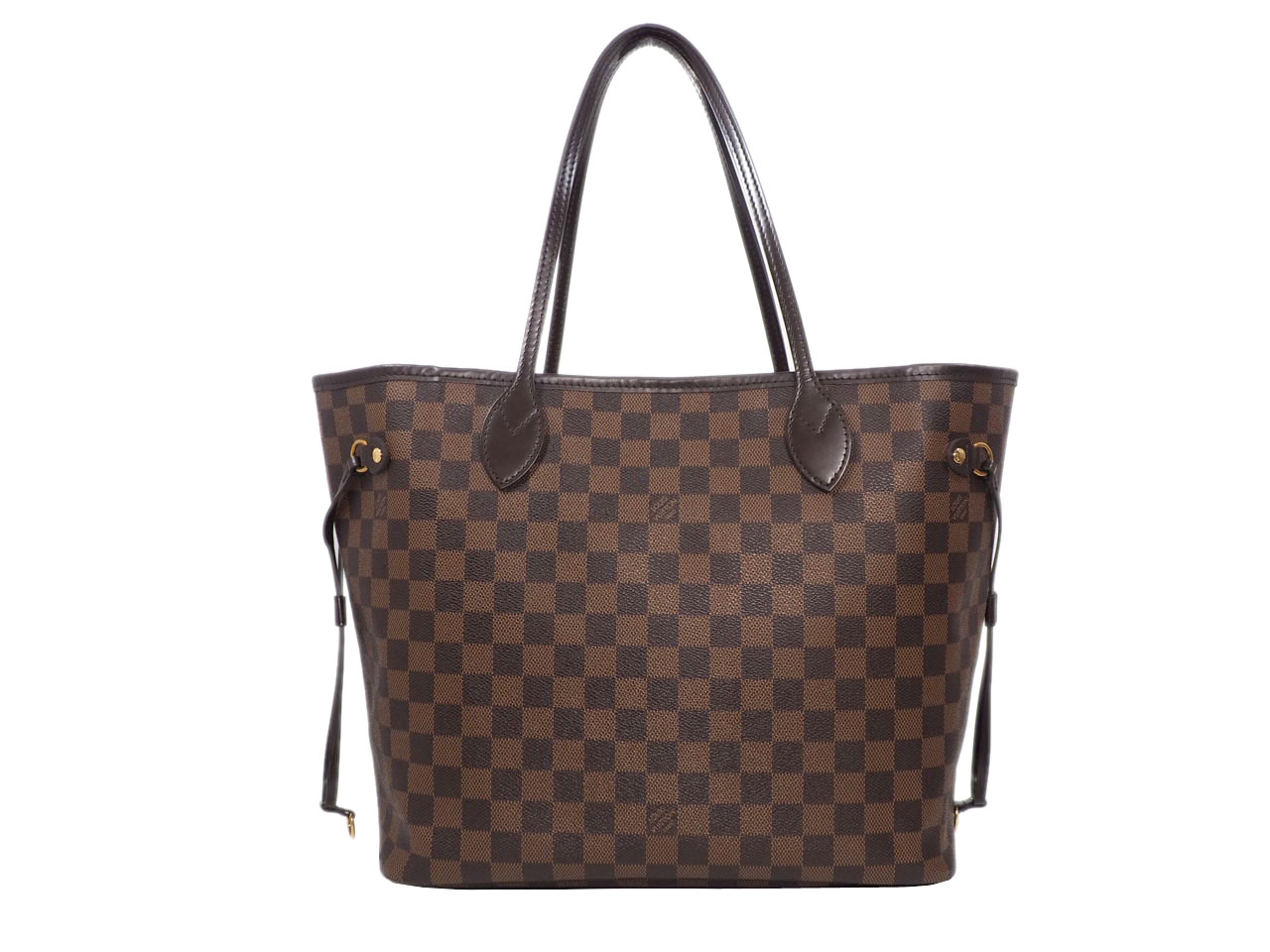 Louis Vuitton N41358 Damier Ebene Neverfull MM (AR1187)-38007 Louis Vuitton N41358 Damier Ebene Neverfull MM (AR1187)-38007