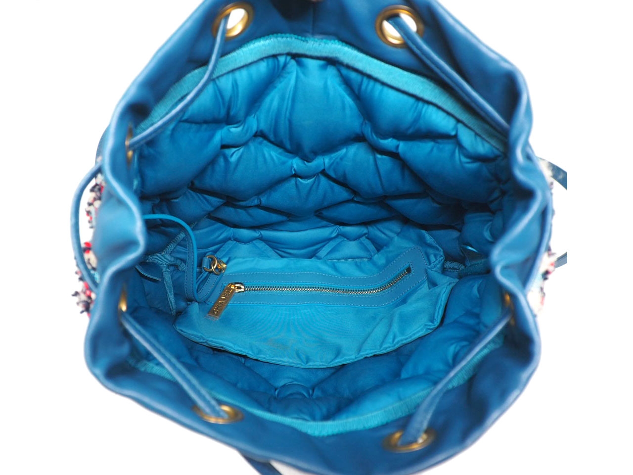 Chanel Cuba Cruise Multicolored Tweed Turqoise Blue/ White/ Red Medium Backpack Gold Hardware-38082 Chanel Cuba Cruise Multicolored Tweed Turqoise Blue/ White/ Red Medium Backpack Gold Hardware-38082