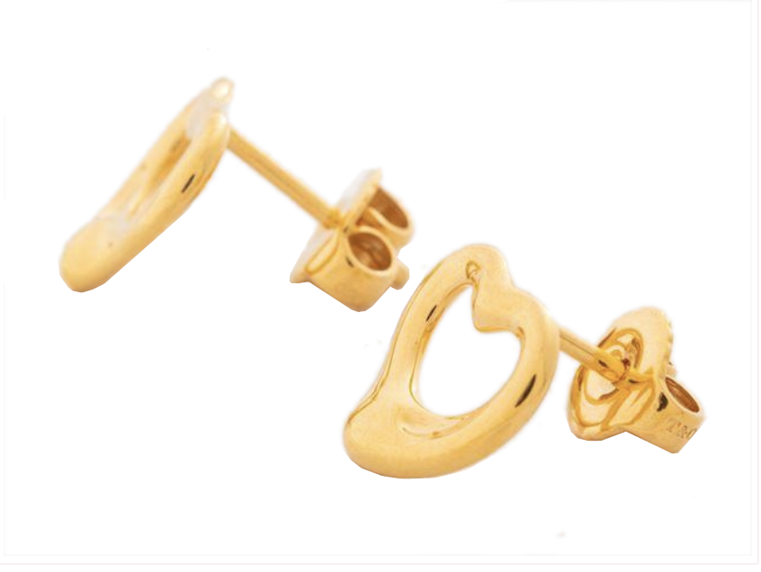 Tiffany & Co. 18K Yellow Gold 11mm ELSA PERETTI⢠Open Heart Earrings-38273 Tiffany & Co. 18K Yellow Gold 11mm ELSA PERETTI⢠Open Heart Earrings-38273