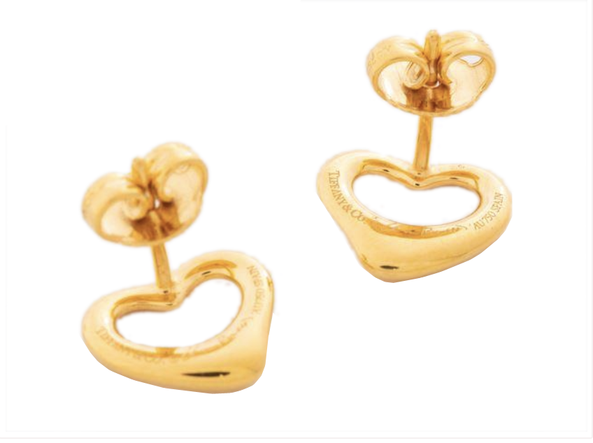 Tiffany & Co. 18K Yellow Gold 11mm ELSA PERETTI⢠Open Heart Earrings-38274 Tiffany & Co. 18K Yellow Gold 11mm ELSA PERETTI⢠Open Heart Earrings-38274