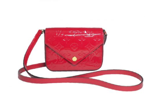 Louis Vuitton M90285 Sac Lucie Vernice Rose Indien Crossbody Sling Bag (SN0155)-0
