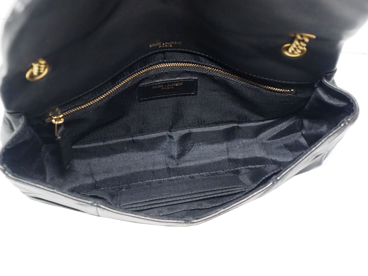 YSL Saint Laural 515821 Jamie Medium " Carre Rive Gauche " in Lambskin Flap Bag-38580 YSL Saint Laural 515821 Jamie Medium " Carre Rive Gauche " in Lambskin Flap Bag-38580