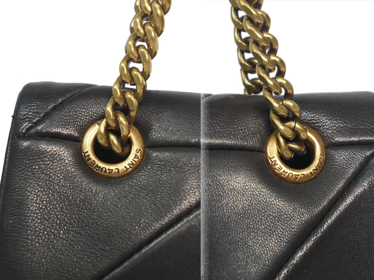 YSL Saint Laural 515821 Jamie Medium " Carre Rive Gauche " in Lambskin Flap Bag-38579 YSL Saint Laural 515821 Jamie Medium " Carre Rive Gauche " in Lambskin Flap Bag-38579