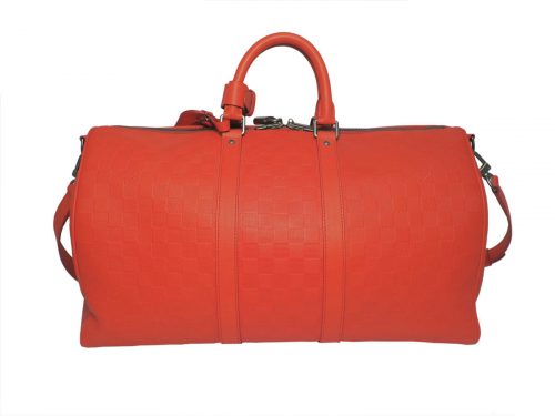 Louis Vuitton Shoulder Keepall Duffle N41142 Damierinfini Bandouliere 45  Weekend/Travel Bag