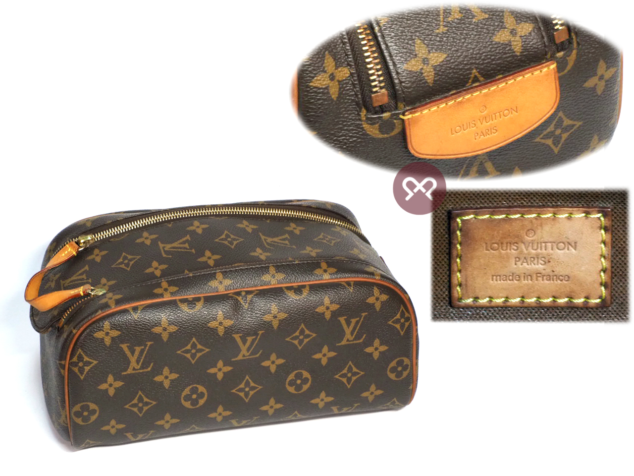 Louis Vuitton M47528 Monogram Canvas Trousse Toilette/ Toiletry